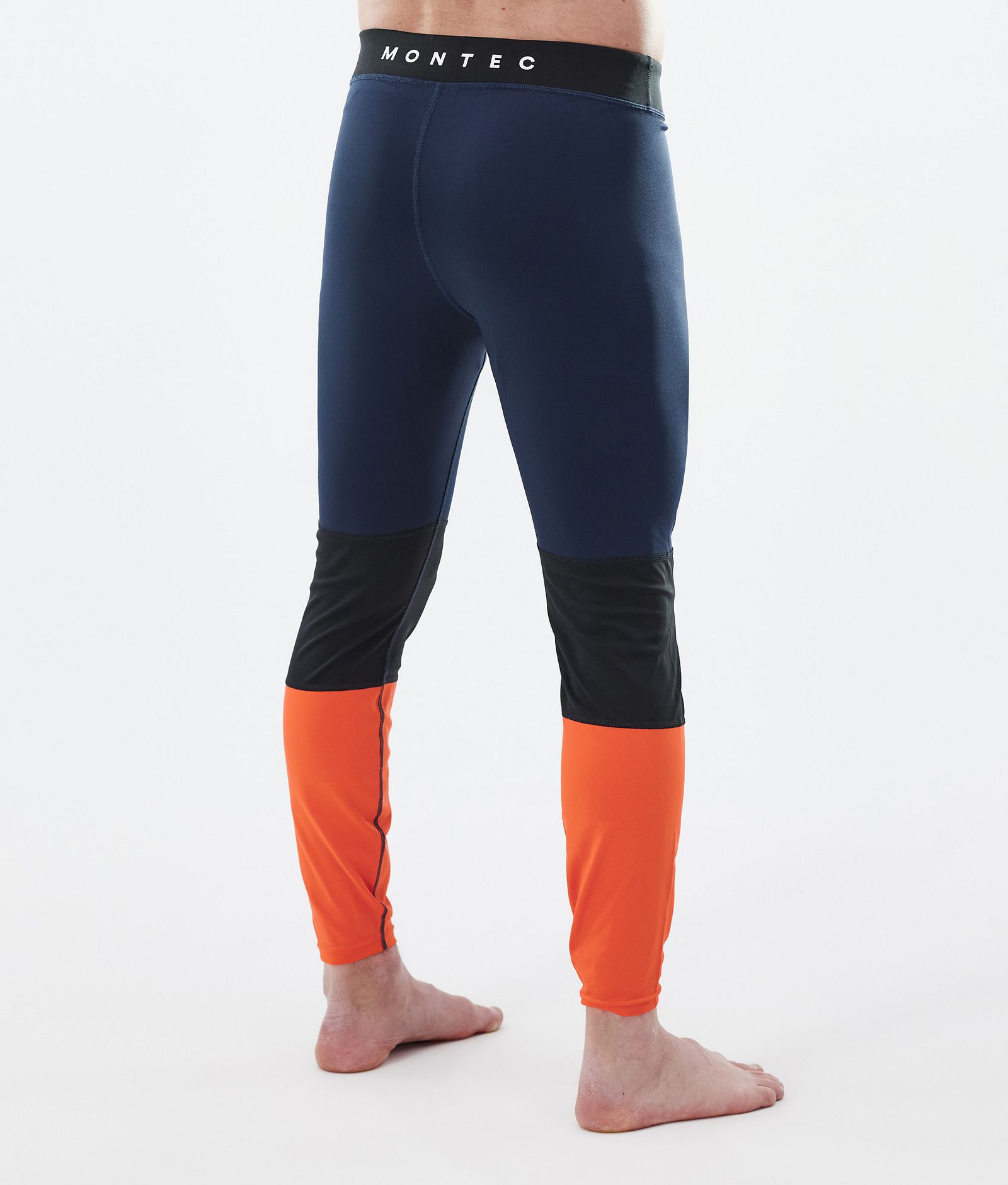 Alpha Pantaloni Termici Uomo Dark Blue/Black/Orange, Immagine 2 di 7