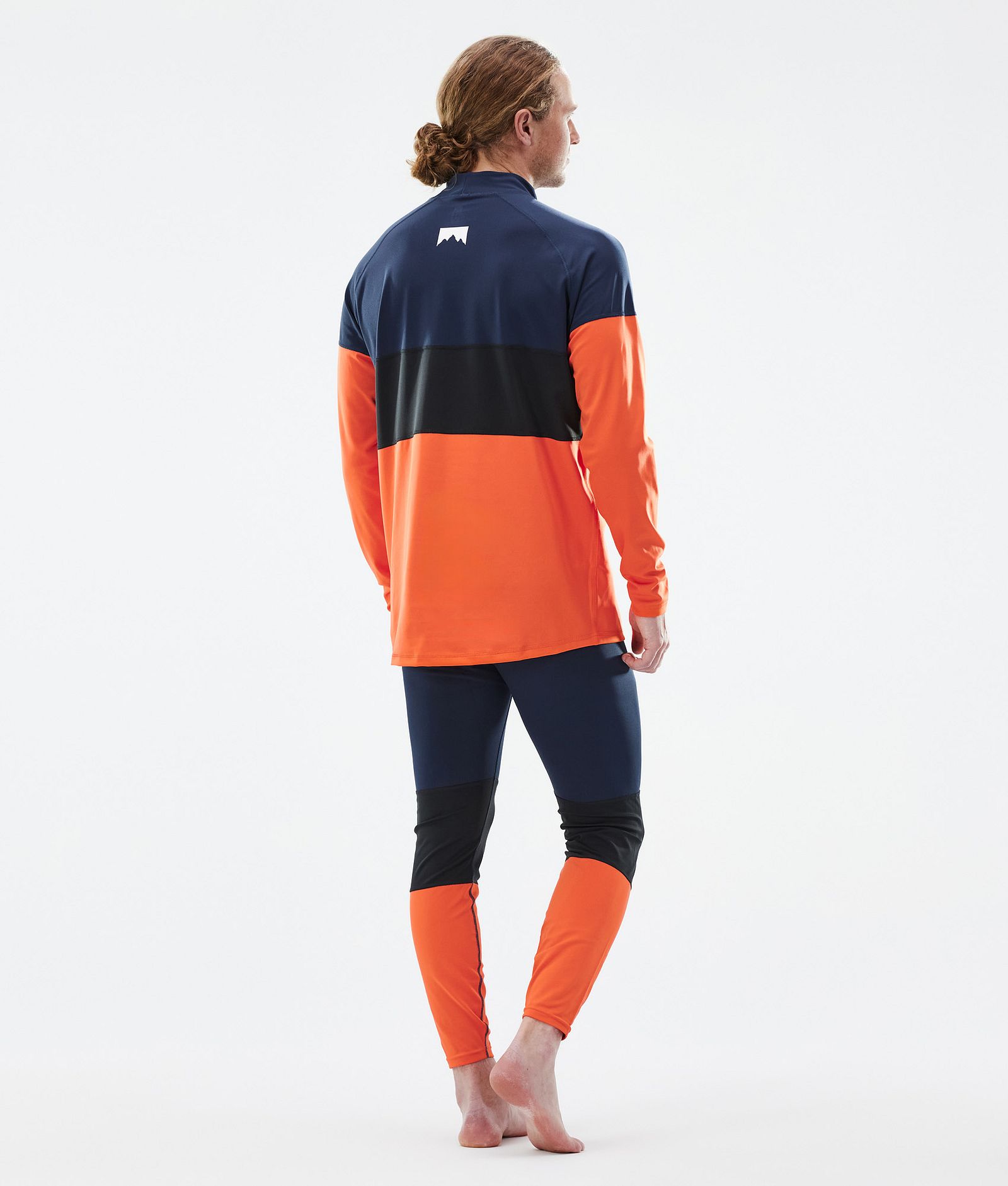 Alpha Pantaloni Termici Uomo Dark Blue/Black/Orange, Immagine 4 di 7