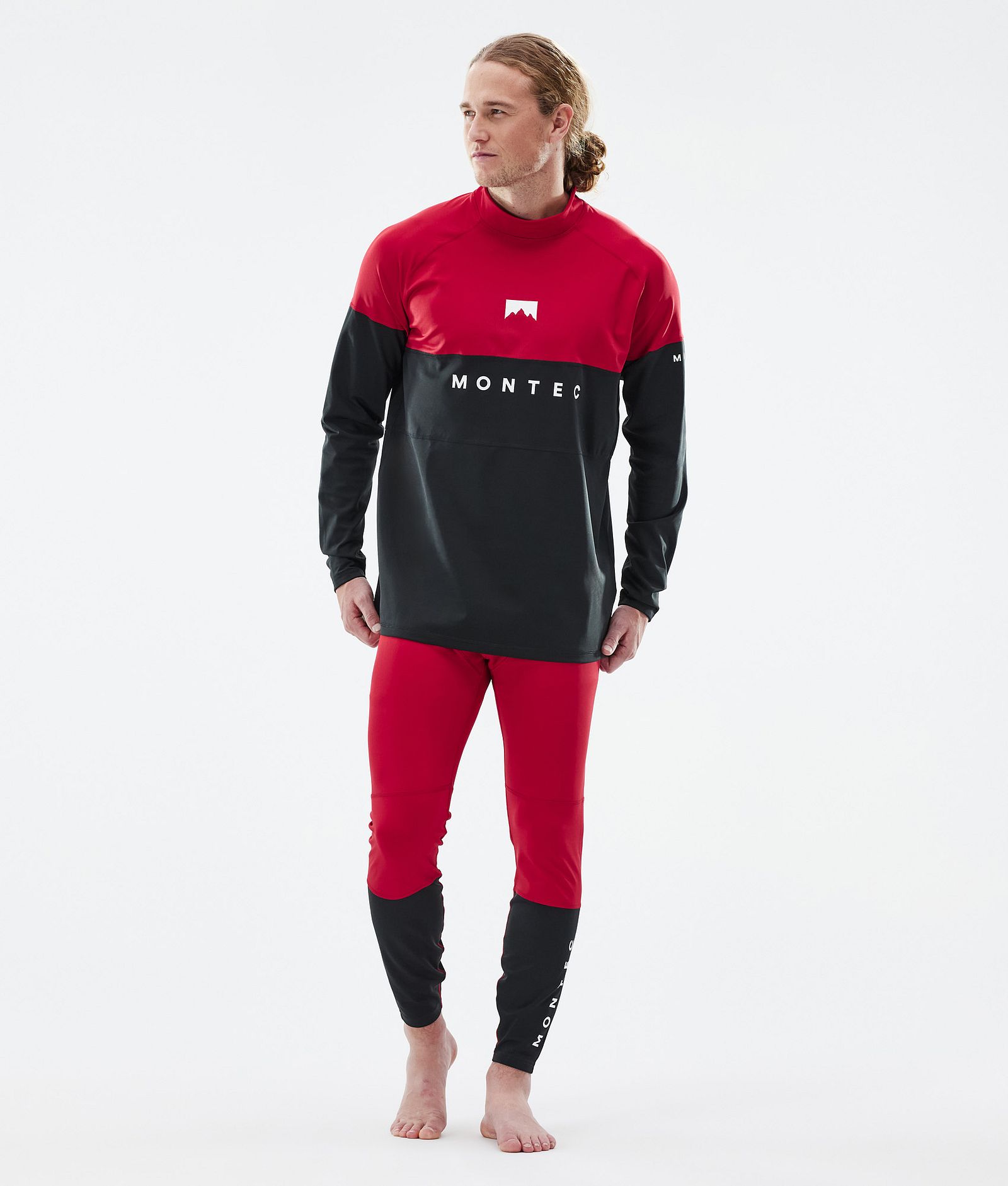 Alpha Base Layer Pant Men Deep Red/Black, Image 3 of 7