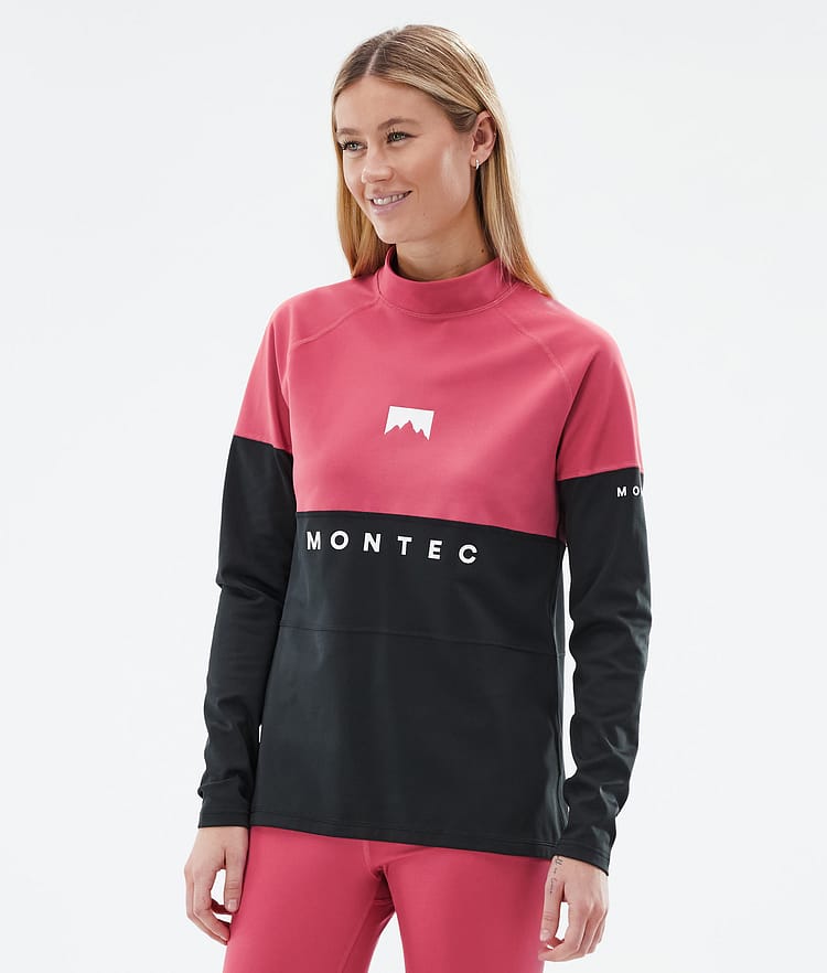 Alpha W Baselayer top Dame Light Red/Black, Billede 1 af 5