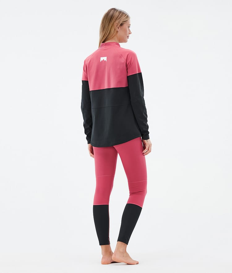 Alpha W Baselayer top Dame Light Red/Black, Billede 4 af 5