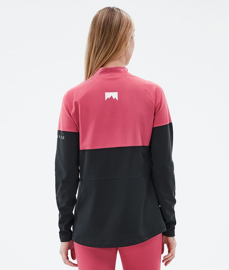 Alpha W Baselayer top Dame Light Red/Black, Billede 5 af 5