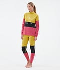 Alpha W Base Layer Top Women Yellow/Black/Light Red, Image 3 of 5