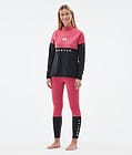 Alpha W Base Layer Pant Women Light Red/Black, Image 3 of 7