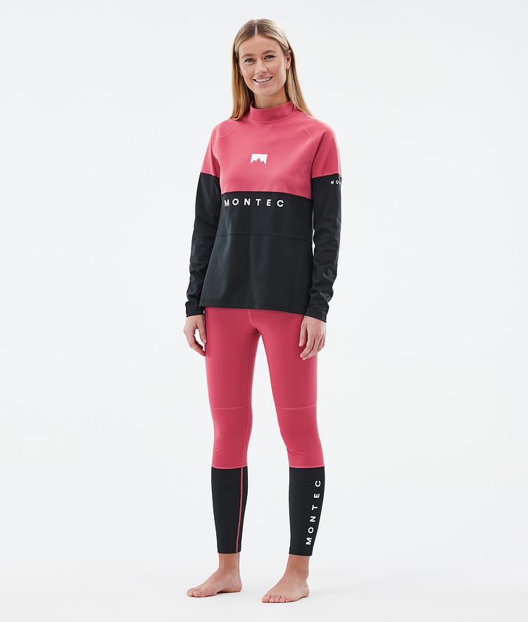 Alpha W Base Layer Pant Women Light Red/Black, Image 3 of 7