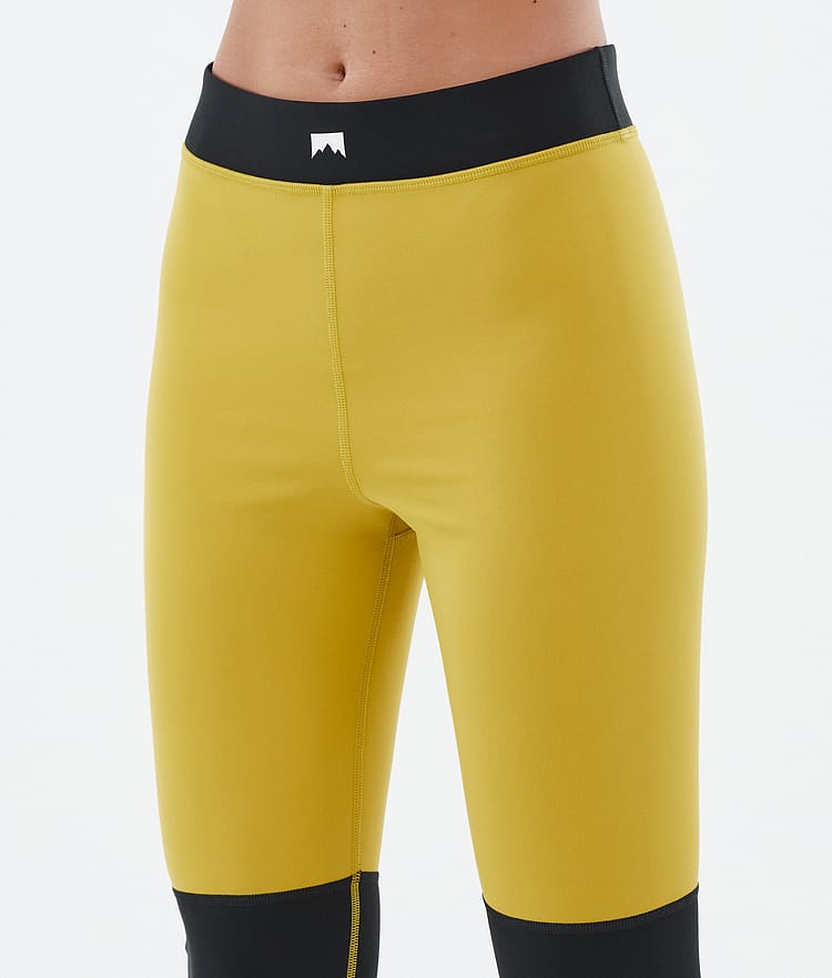 Alpha W Base Layer Pant Women Yellow/Black/Light Red, Image 5 of 7