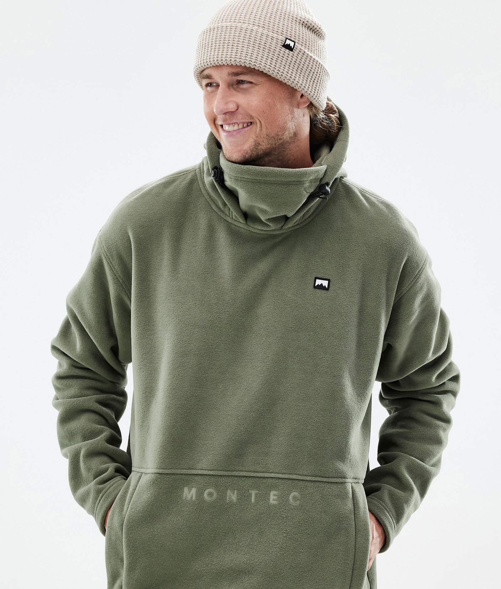 Delta Fleece Hoodie Herren Greenish, Bild 2 von 7