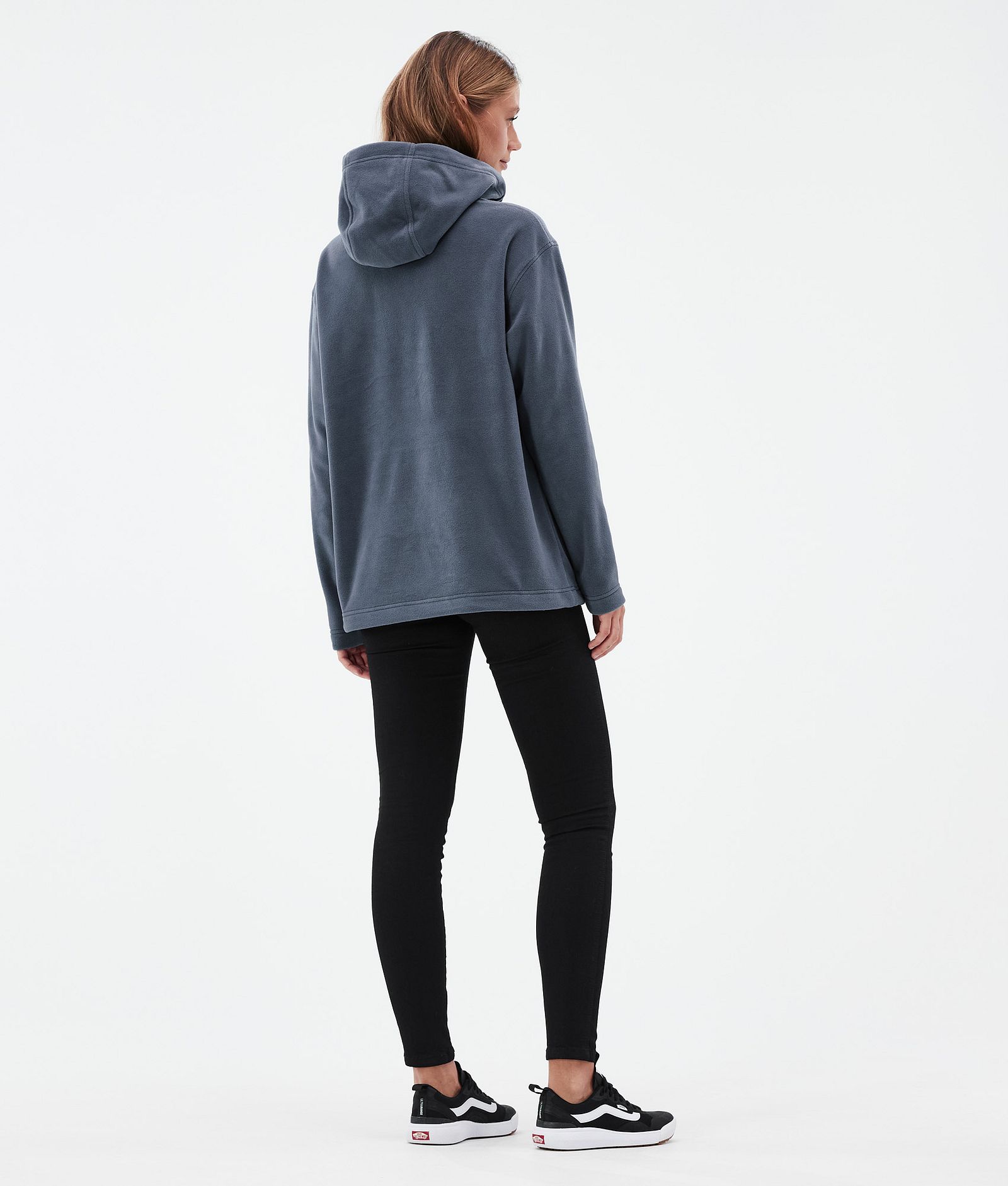 Delta W Fleece Hoodie Women Metal Blue, Image 4 of 7