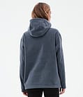 Delta W Fleece Hoodie Women Metal Blue, Image 6 of 7