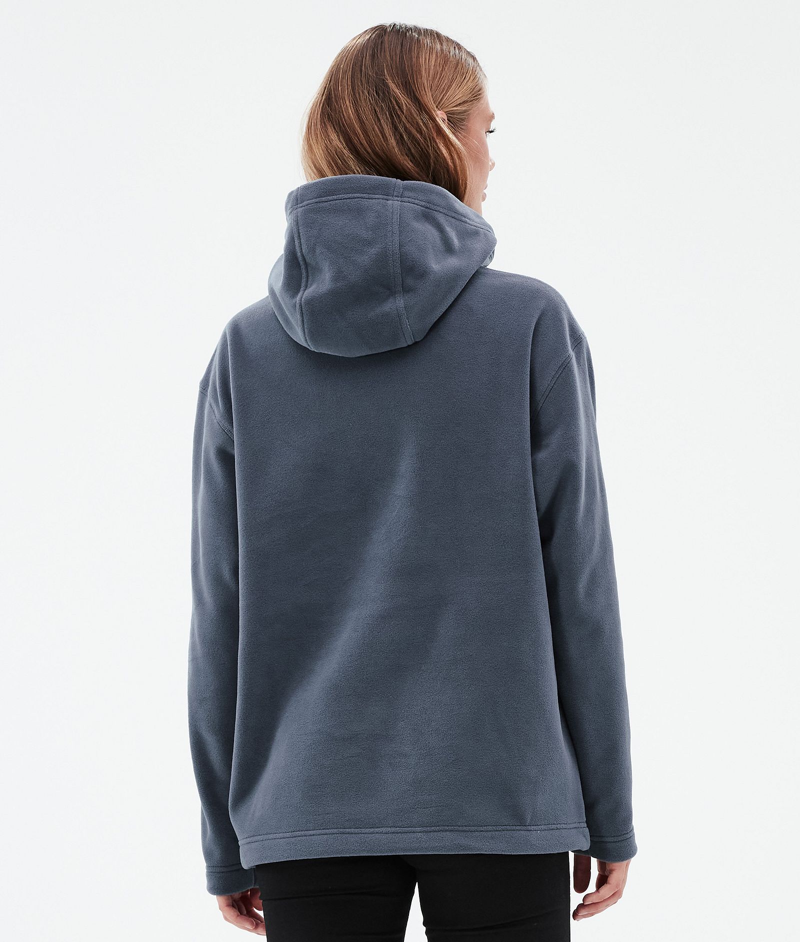 Delta W Fleece Hoodie Women Metal Blue, Image 6 of 7