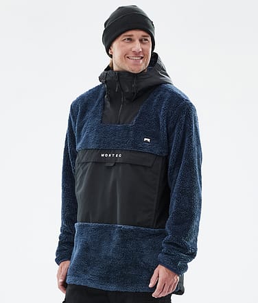 Lima Fleece Hoodie Herren Dark Blue/Black
