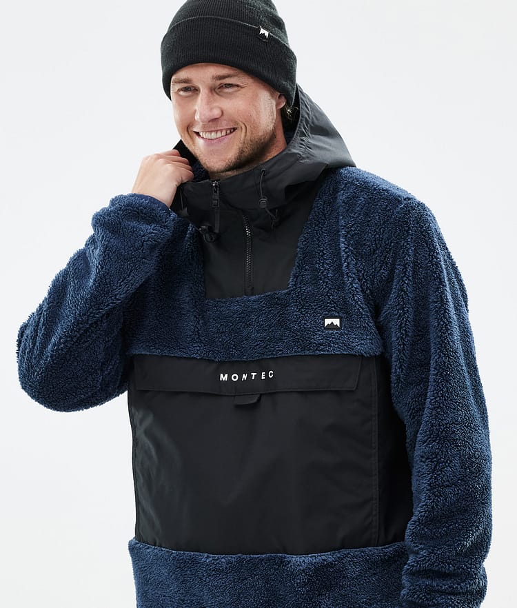 Lima Pile con Cappuccio Uomo Dark Blue/Black, Immagine 2 di 8