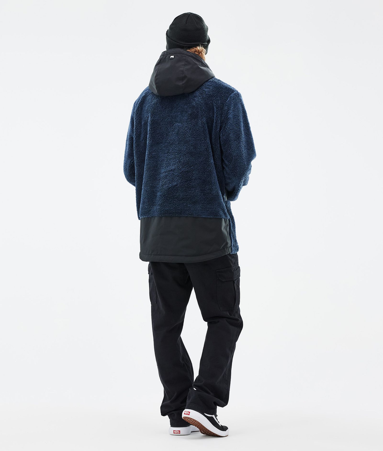 Lima Fleece Hoodie Herren Dark Blue/Black, Bild 4 von 8