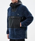 Lima Fleece Hoodie Herren Dark Blue/Black, Bild 7 von 8
