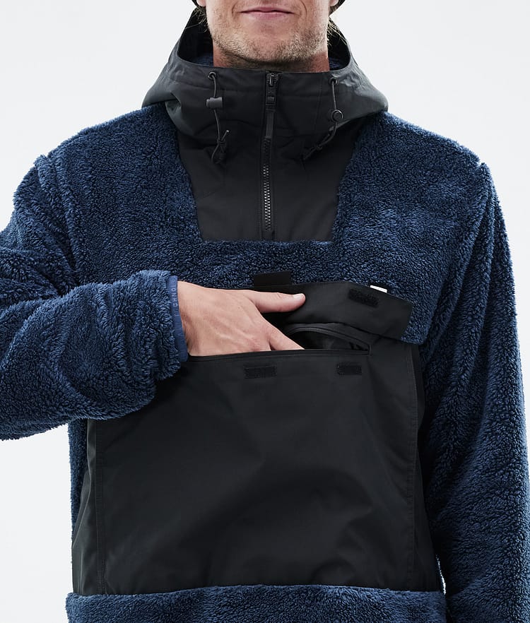 Lima Pile con Cappuccio Uomo Dark Blue/Black, Immagine 8 di 8