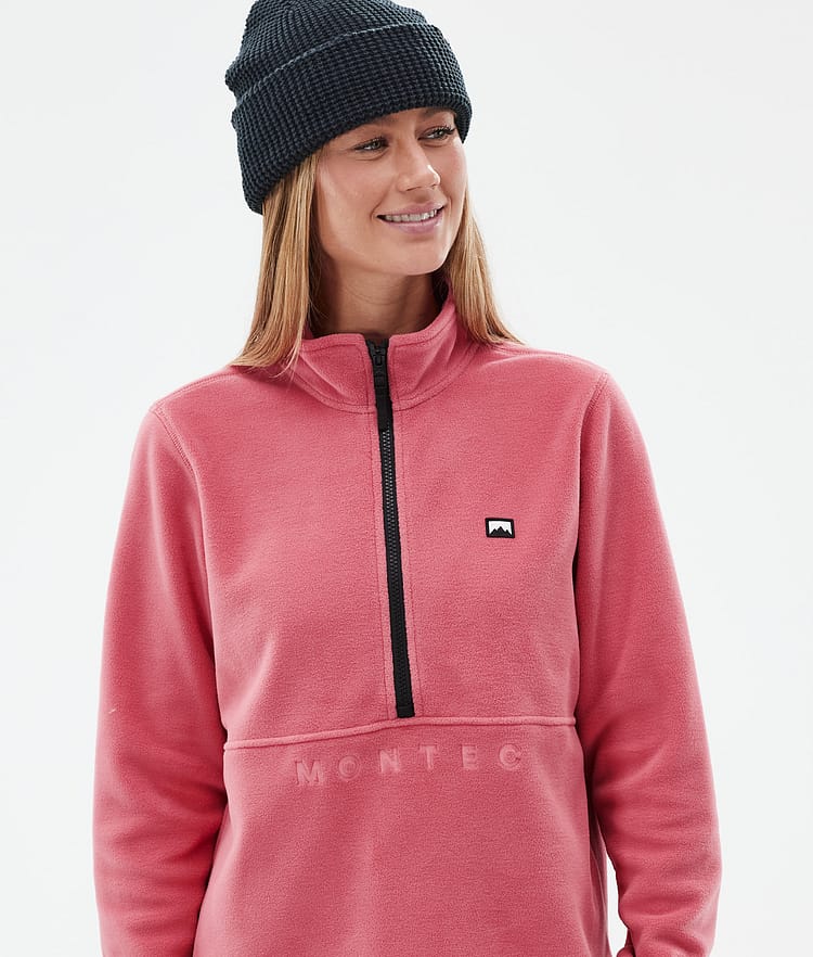 Echo W Fleece Sweater Women Light Red, Image 2 of 5
