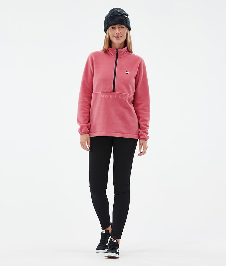 Echo W Fleece Sweater Women Light Red, Image 3 of 5