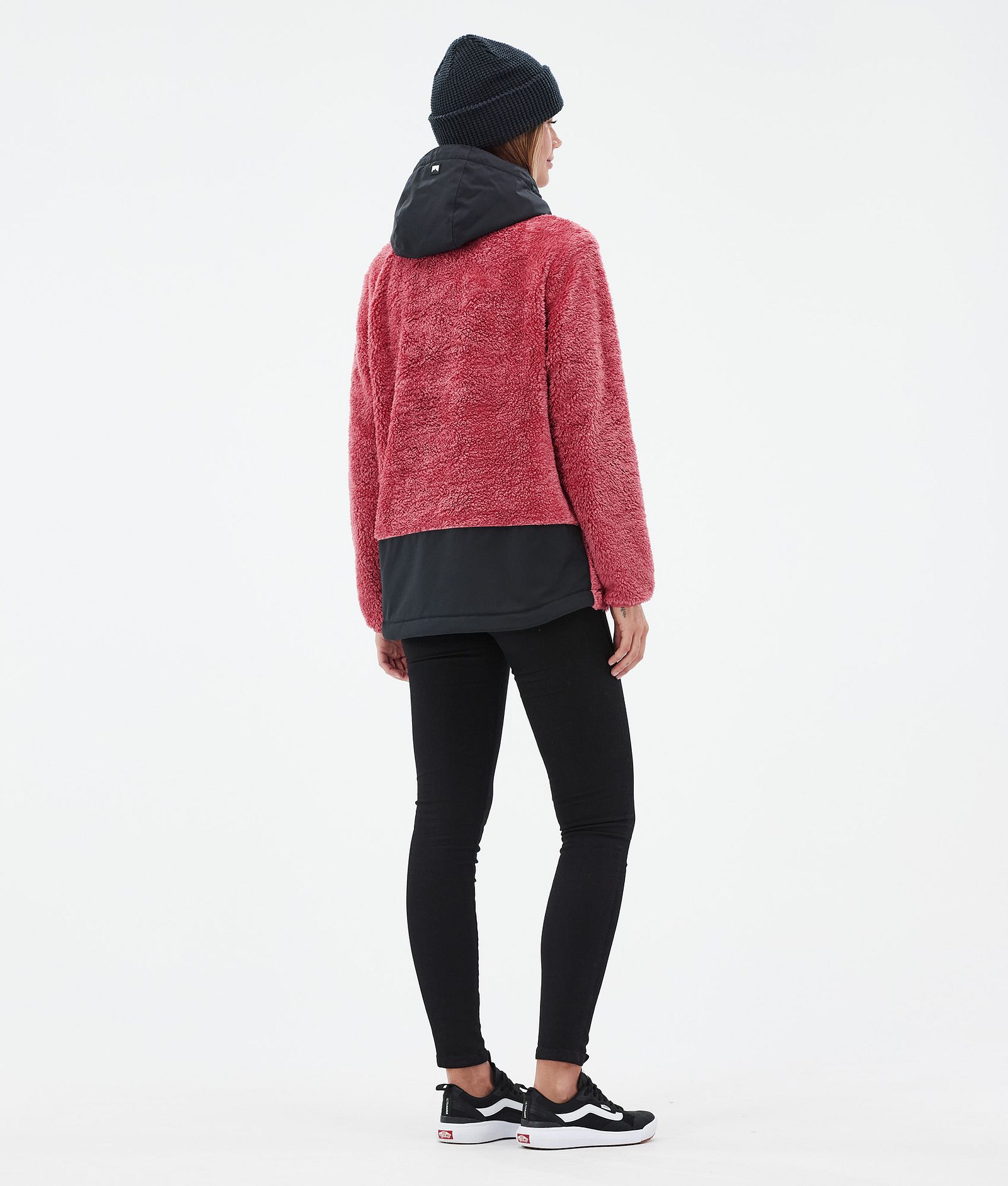 Lima W Fleece Hoodie Women Light Red/Black, Image 4 of 8