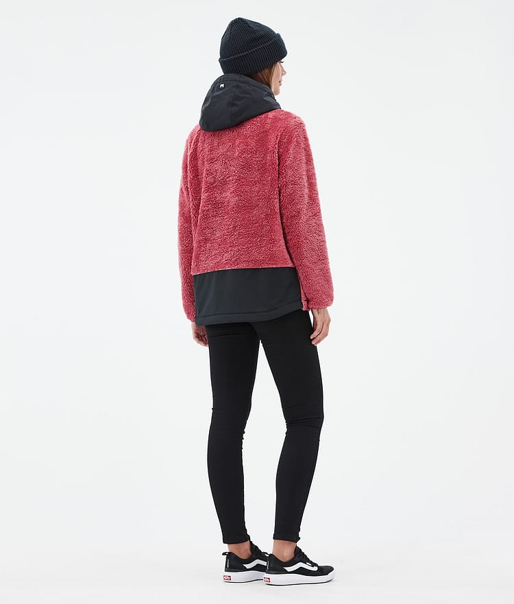 Lima W Fleece Hoodie Women Light Red/Black, Image 4 of 8
