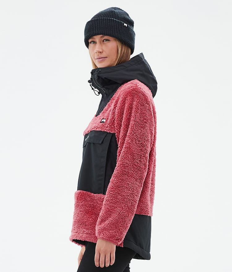 Lima W Fleece Hoodie Women Light Red/Black, Image 5 of 8