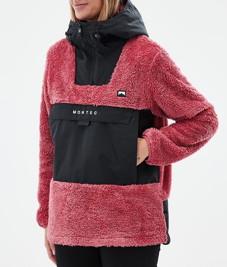Lima W Fleece Hoodie Women Light Red/Black, Image 7 of 8
