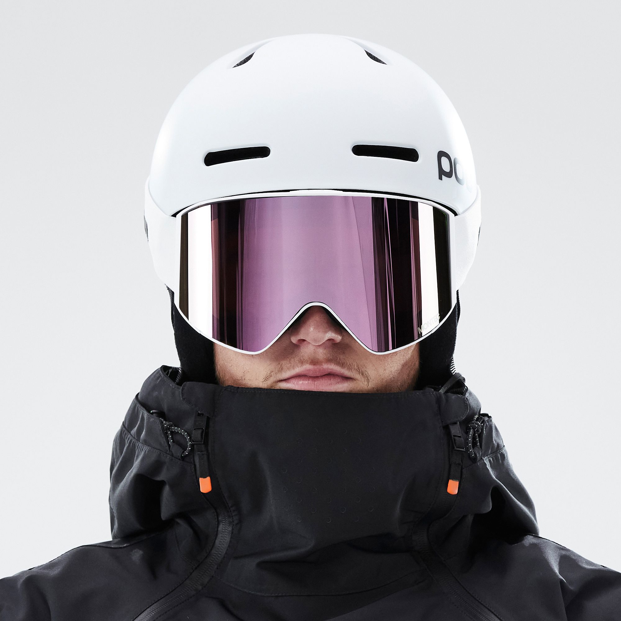 Montec Scope Ski Goggles Men White/Rose Mirror | Montecwear.com
