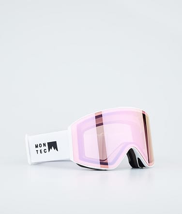 Scope Skibrille White W/Pink Sapphire Mirror