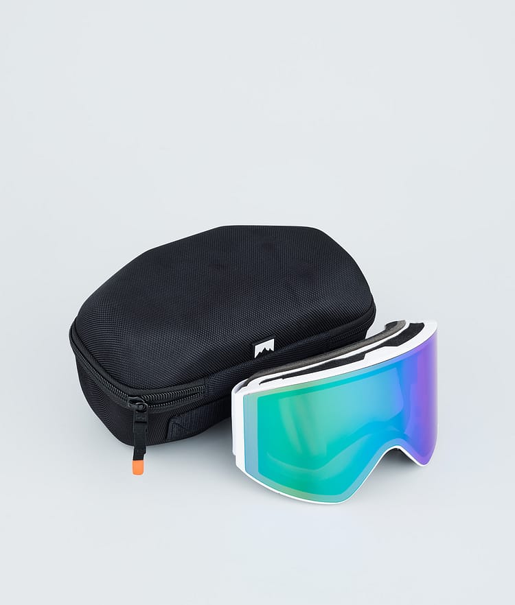 Scope Masque de ski White W/Tourmaline Green Mirror, Image 4 sur 6