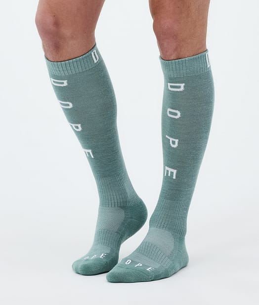 Dope Essential Calze da sci Faded Green