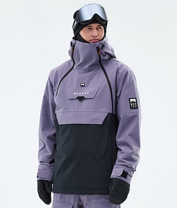 Doom Snowboard Jacket Men Dark Purple/Black