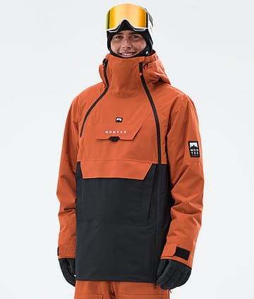 Doom Veste de Ski Homme Burned Orange/Black
