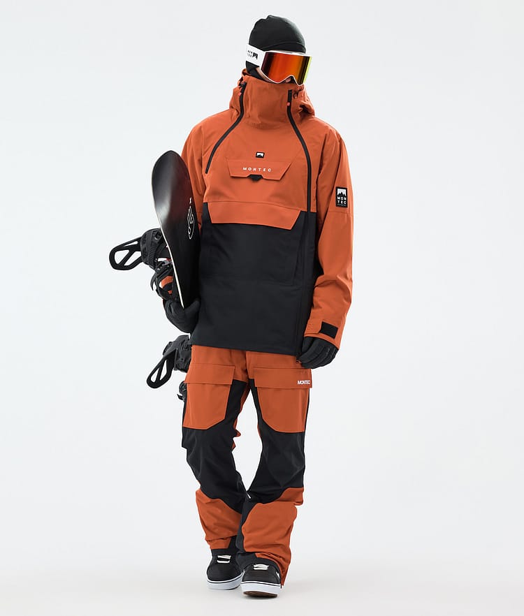 Doom Snowboard Jacket Men Burned Orange/Black, Image 3 of 11