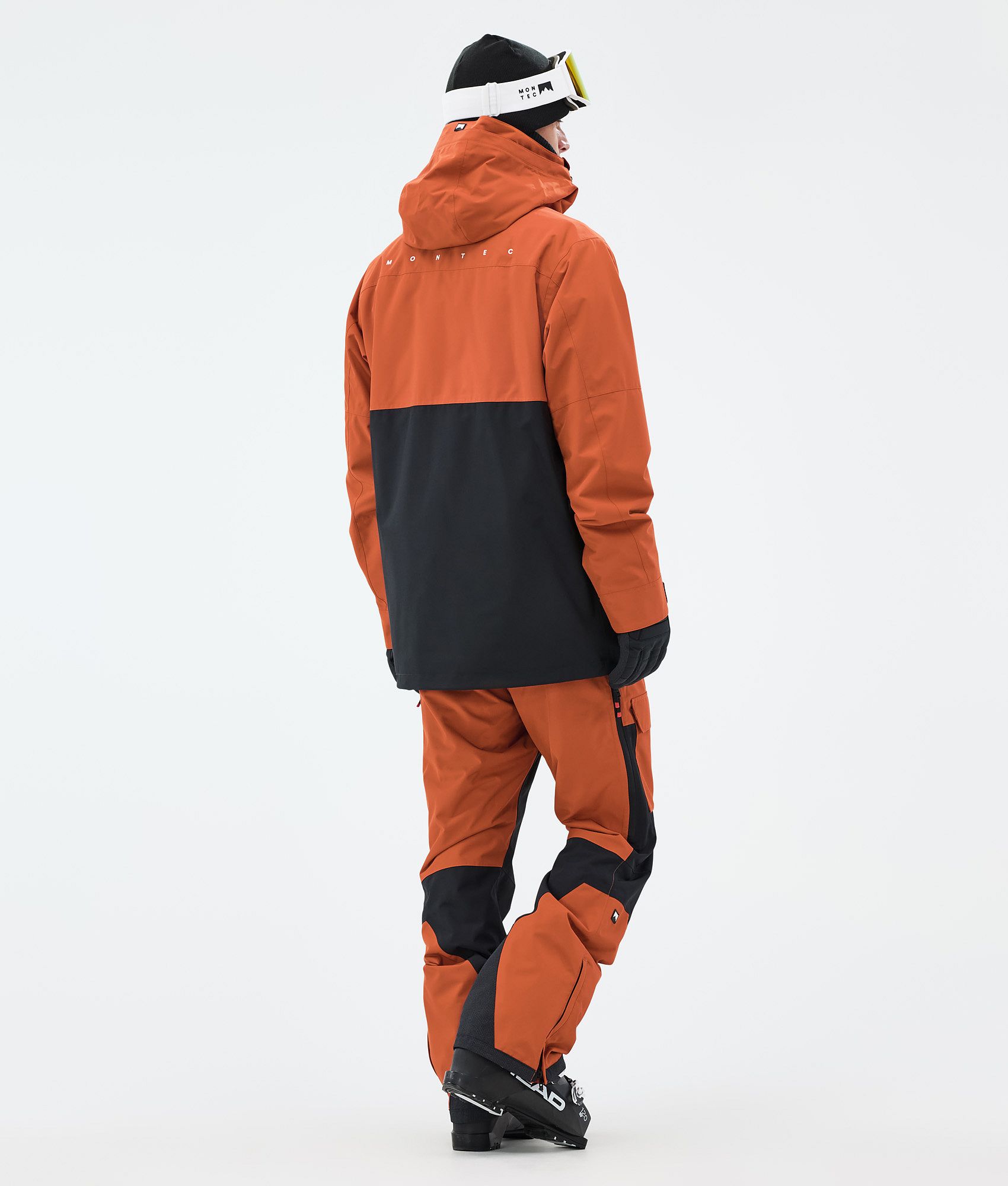 Montec Doom Ski Jacket Men Burned Orange/Black | Montecwear.com