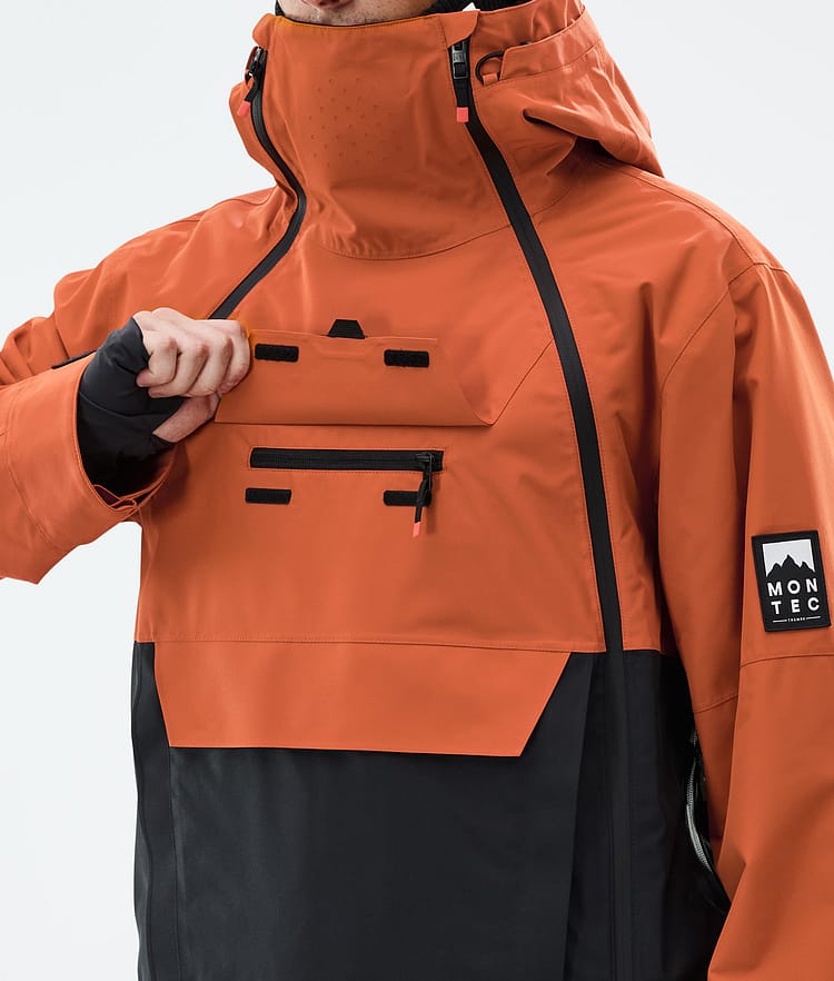 Doom Snowboard Jacket Men Burned Orange/Black, Image 10 of 11