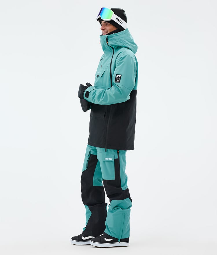 Doom Veste Snowboard Homme Turquoise/Black Renewed, Image 4 sur 11