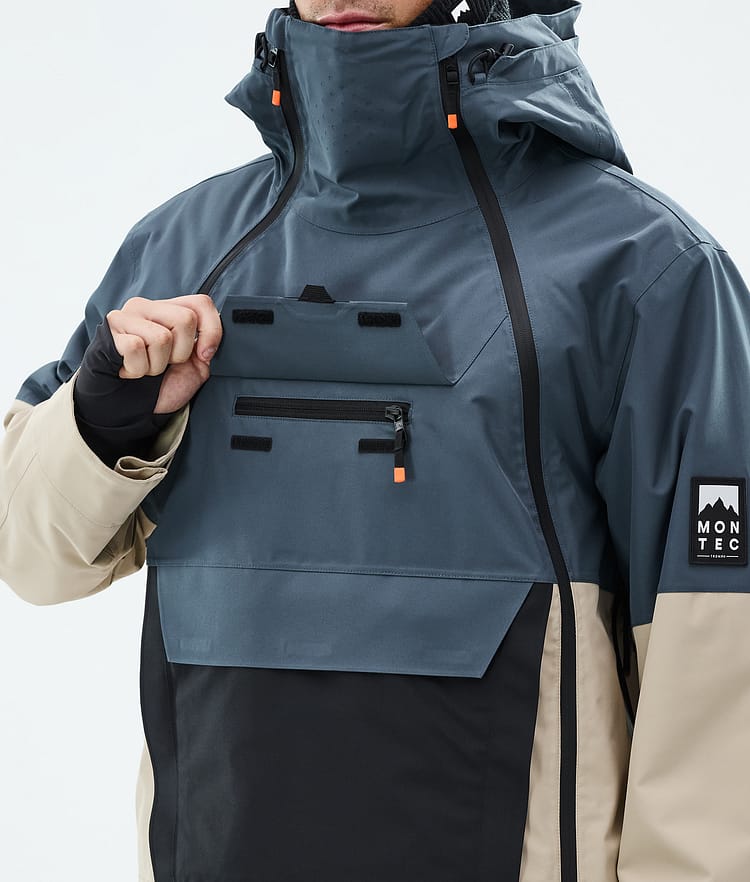 Doom Snowboard Jacket Men Metal Blue/Black/Sand, Image 10 of 11