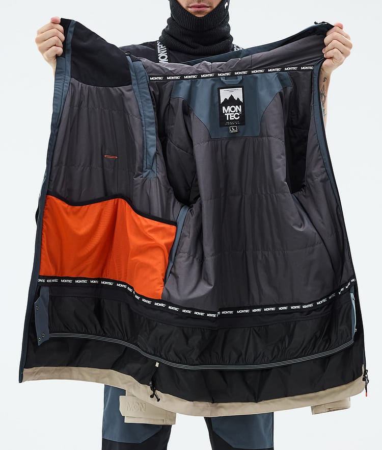 Doom Ski Jacket Men Metal Blue/Black/Sand, Image 11 of 11