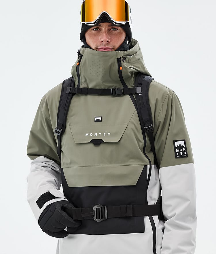 Doom Snowboard Jacket Men Greenish/Black/Light Grey, Image 2 of 11