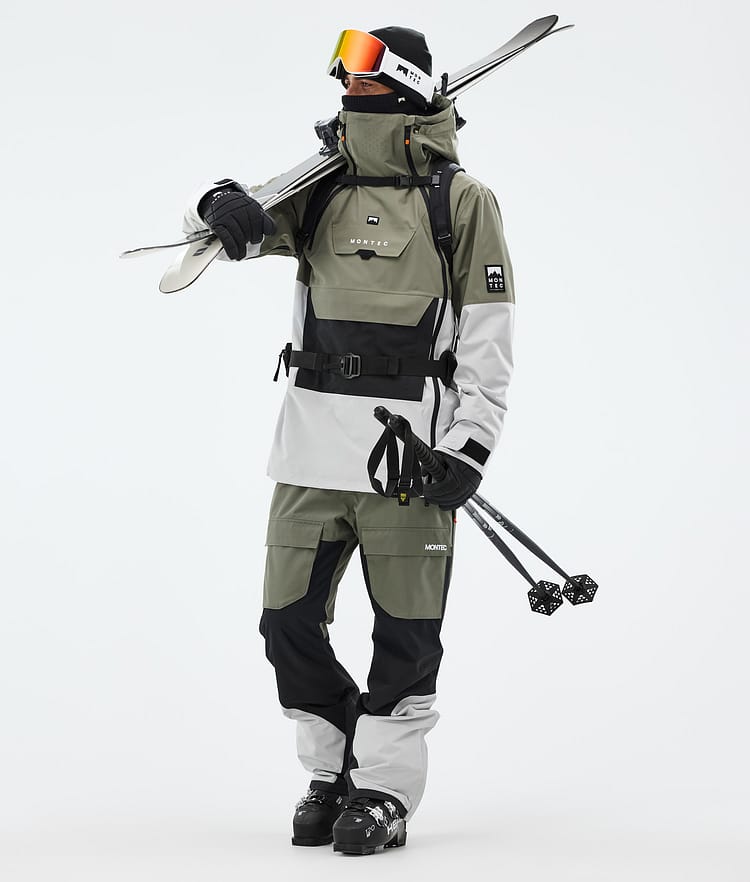 Doom Ski Jacket Men Greenish/Black/Light Grey, Image 3 of 11