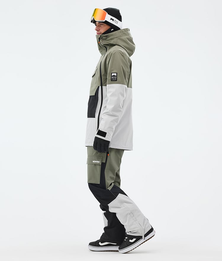Doom Snowboard Jacket Men Greenish/Black/Light Grey, Image 4 of 11