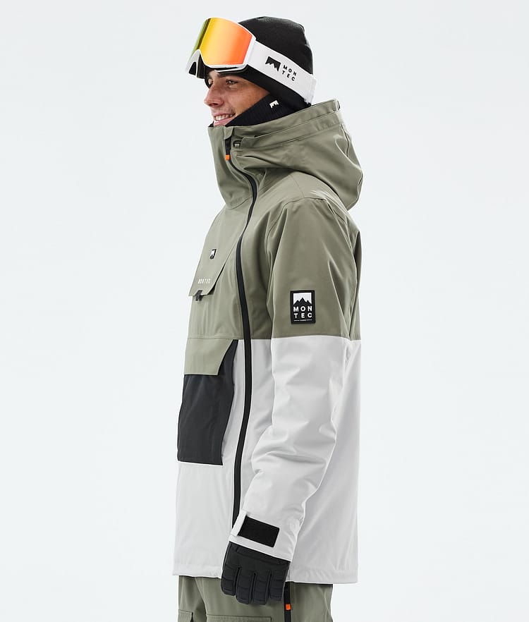 Doom Snowboard Jacket Men Greenish/Black/Light Grey, Image 6 of 11