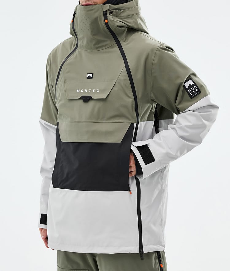 Doom Snowboard Jacket Men Greenish/Black/Light Grey, Image 8 of 11