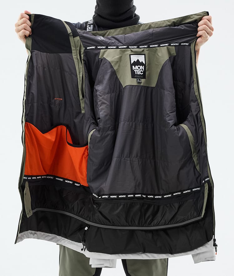 Doom Ski Jacket Men Greenish/Black/Light Grey, Image 11 of 11