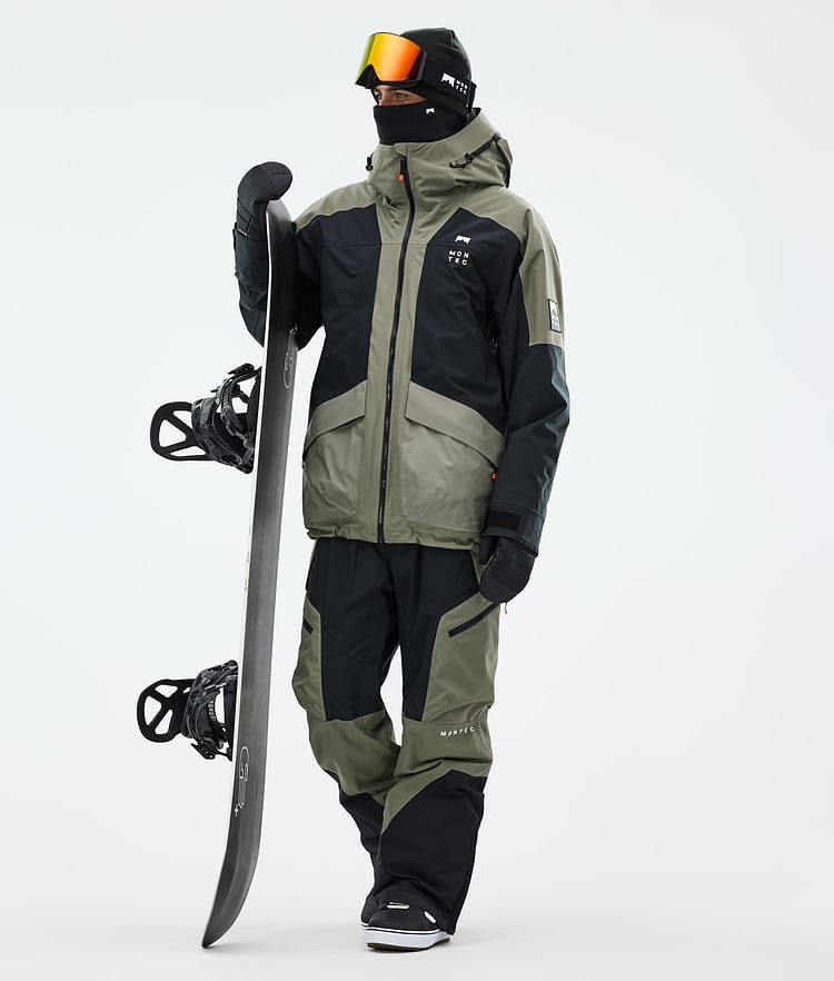 Morpheus Snowboard Jacket Men Greenish/Black, Image 3 of 10