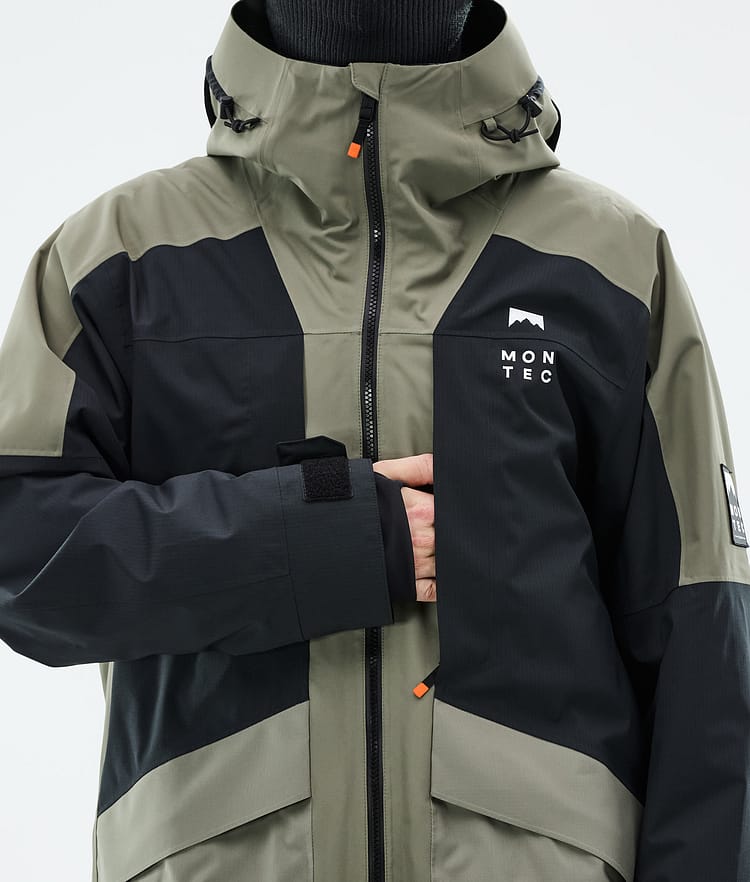Morpheus Snowboard Jacket Men Greenish/Black, Image 9 of 10