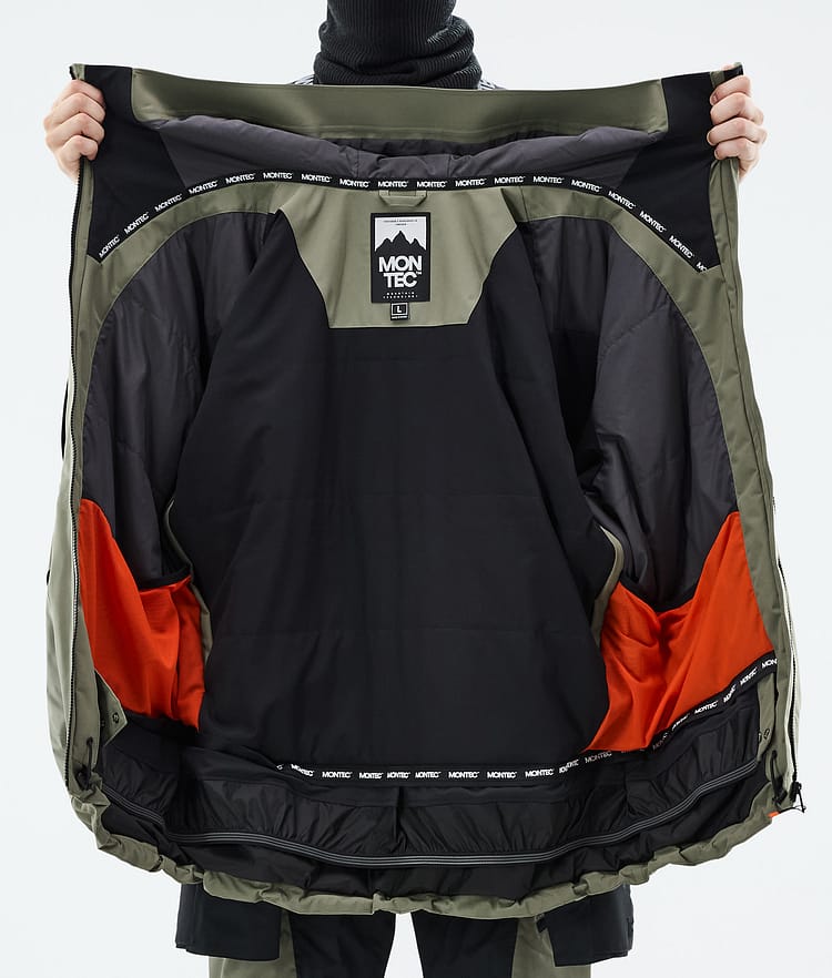 Morpheus Ski Jacket Men Greenish/Black, Image 10 of 10