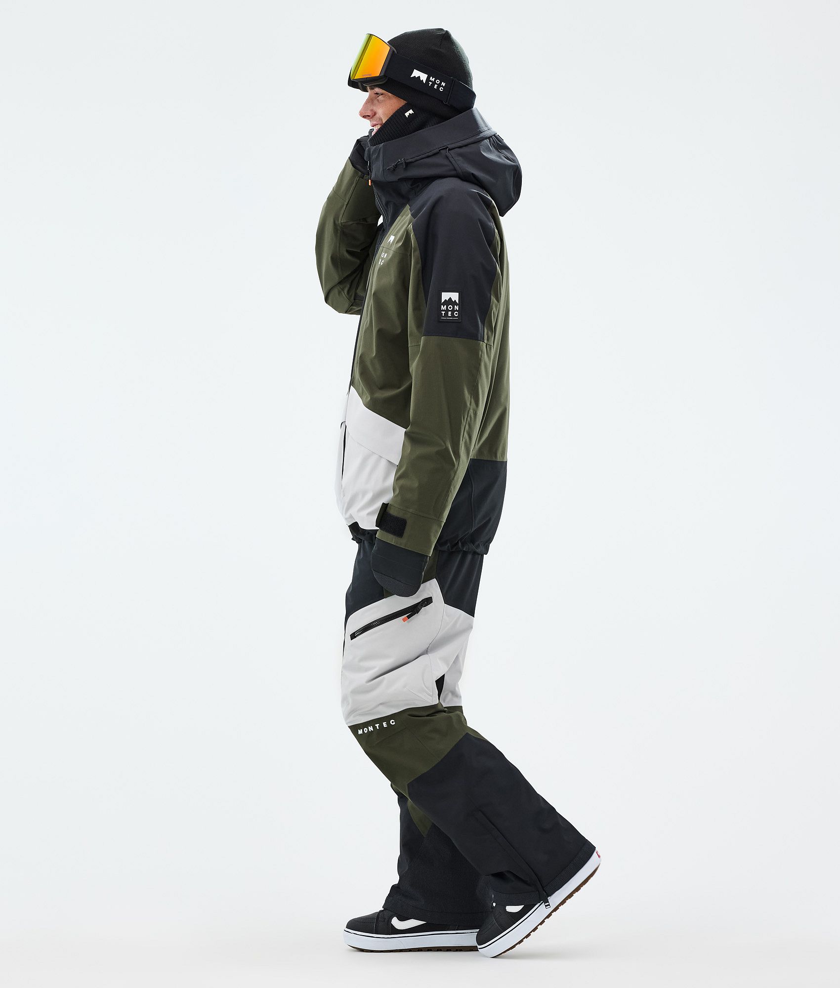 Montec Morpheus 25 スノーボードジャケット メンズ Black/Olive Green