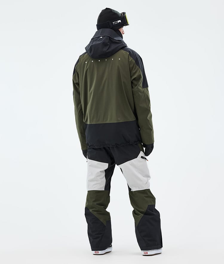 Morpheus Snowboard Jacket Men Black/Olive Green/Light Grey, Image 5 of 10