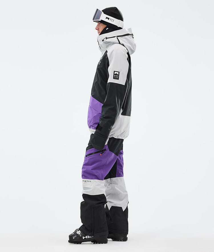 Morpheus Ski Jacket Men Light Grey/Black/Vivid Purple, Image 4 of 10