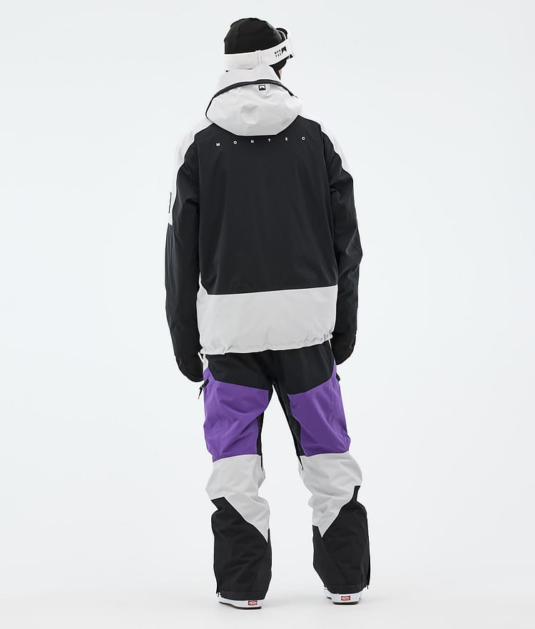 Morpheus Snowboard Jacket Men Light Grey/Black/Vivid Purple, Image 5 of 10